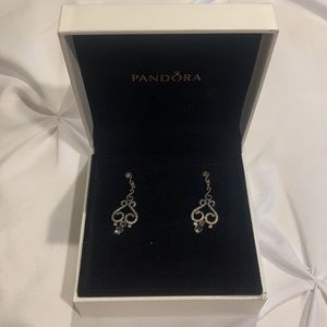 Brand new never worn Pandora earrings